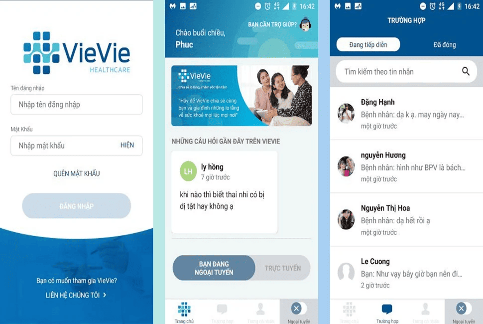 ứng dụng theo dõi sức khỏe